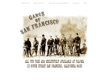 Tablet Screenshot of gangsofsanfrancisco.com